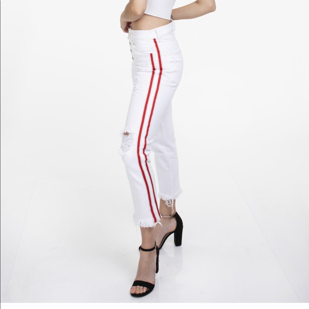 REVICE DENIM ruby tuesday jeans (white)